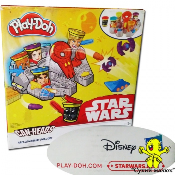 Набір пластиліну Play-Doh Зоряні Війни Millennium Falcon, 280грам Hasbro