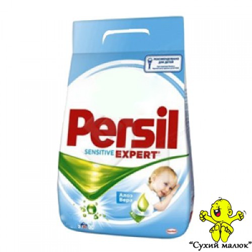 Дитячий пральний порошок Persil Sensitive Aloe Vera 3 кг