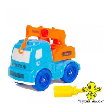 Конструктор Кран на шурупах арт.8816, від 2-х років