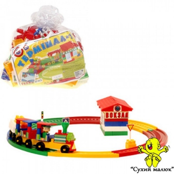 Конструктор Термінал 1 ТехноК, Поїзд 69 деталей