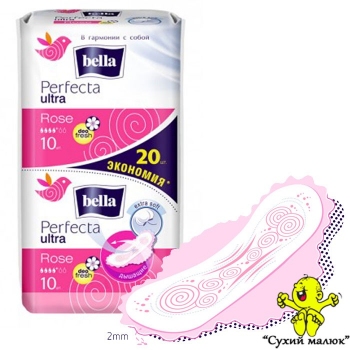 Прокладки Bella Perfecta Ultra Deo Rosa, ультратонкі (20шт)