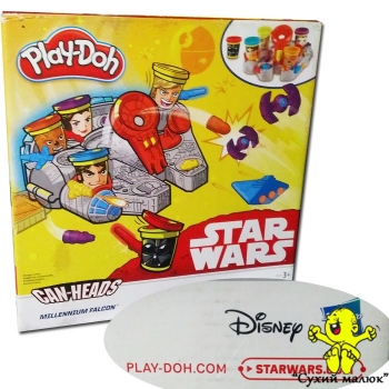 Набір пластиліну Play-Doh Зоряні Війни Millennium Falcon, 280грам Hasbro