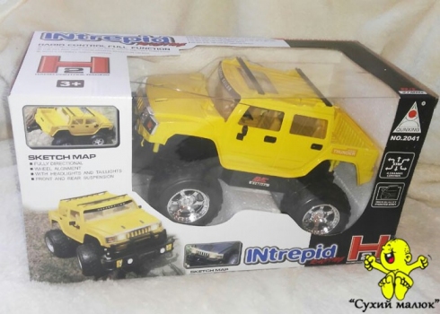 Машина Джип Hummer на радіоуправлінні 26см., арт.QX 2041 на пульті