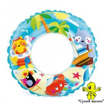 Круг Intex надувний Пляж 61см., арт. 59242