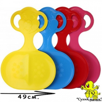 Сани-льодянка ТехноК 49см. 1318 червона