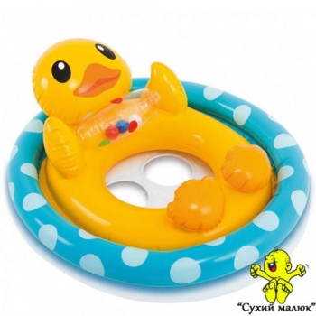 Плотик Intex Каченя надувний круг 76см., арт.59570