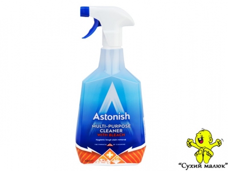 Засіб для чищення Astonish multi purpose with bleach 750мл.