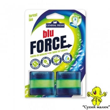 Кубик дезінфікуючий в бачок Blu Force Сосоновий Ліс 2x50g