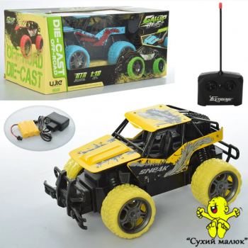 Машина Джип метал на радіоуправлінні 24см., акумулятор арт.UJ99-Y183B на пульті(копія)