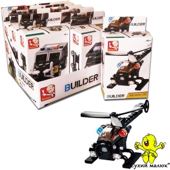 Конструктор SLUBAN Будівельник Поліцейська техніка M38-B0595 в асортименті