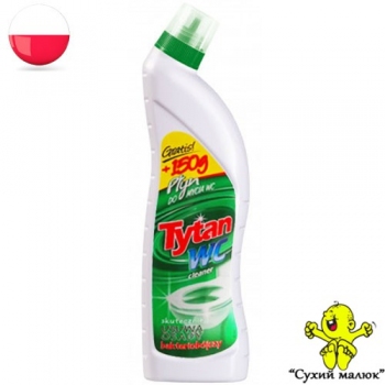 Засіб для миття унітазів Tytan WC Zielony 850ml