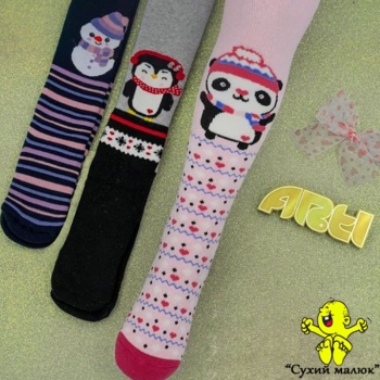 Колготи махра зимові Katamino 3-4 93-105см 35061 в асортименті