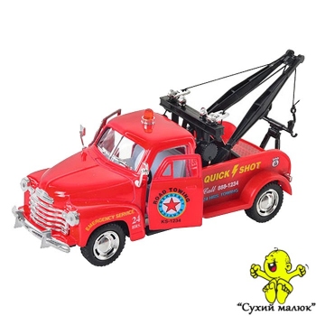 Машинка KT 5333 W Chevrolet 3100 Wrecker металева, інерційна 12см