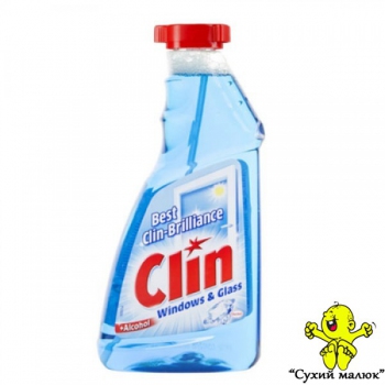Засіб для миття скла Clin Crystal 500мл ЗАПАСКА