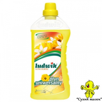 Універсальний миючий засіб Ludwik з ароматом літнього саду 1л