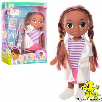 Лялька Лікар Плюшева Doc McStuffins 20см. з аксесуарами, музикальна, 27А