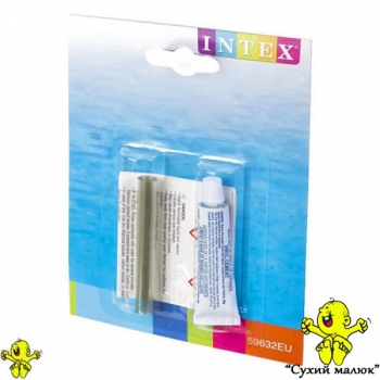 Ремкомплект INTEX 59632 суперклей VINYL CEMENT + латочка 1шт