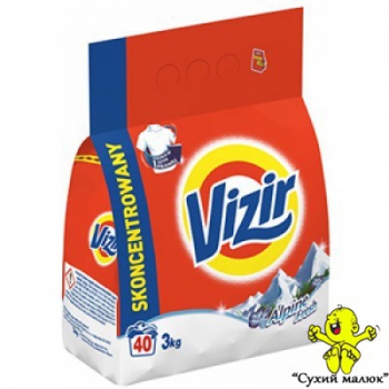Пральний порошок Vizir alpine 3 кг