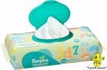Вологі серветки Pampers Natural Clean (64шт) з клапаном