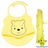 Силіконовий слюнявчик нагрудник Ведмежатко