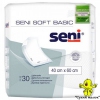 Одноразові пеленки (пелюшки) Seni Soft Basic 40х60 см, 30 шт