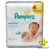 Вологі серветки Pampers Sensitive (224шт)